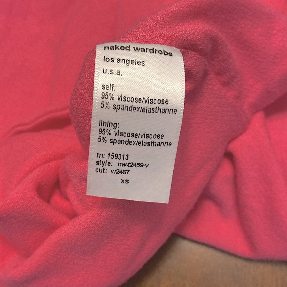 NWT Naked Wardrobe Sleeveless Mock Neck Crop Top Size XS - Picture 8 of 8